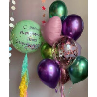 Композиція з кульок для неї 23