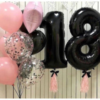 Композиція з кульок для неї 16 Композиція з кульок для неї 16