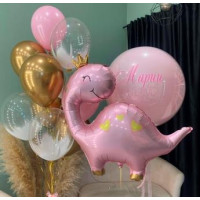 Набір кульок "Pink Діно"