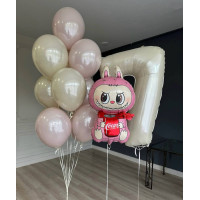 Набір кульок "Лабубу Pink" Набір кульок "Лабубу Pink"