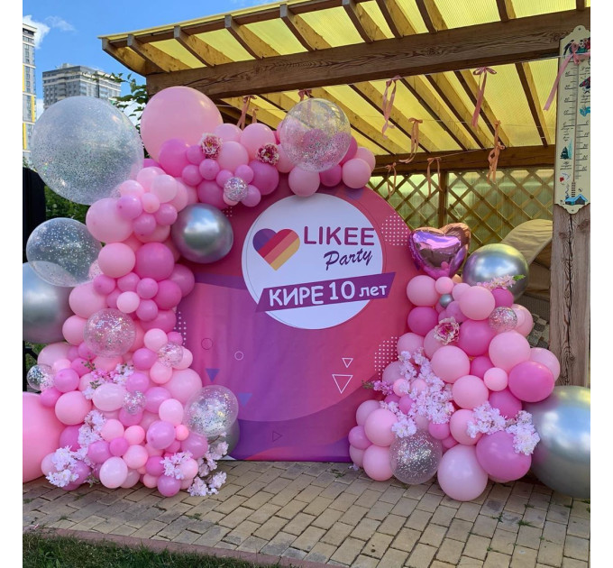 Фотозона з кульок "Like party" 1
