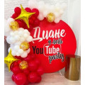Фотозона з кульок "YouTube"